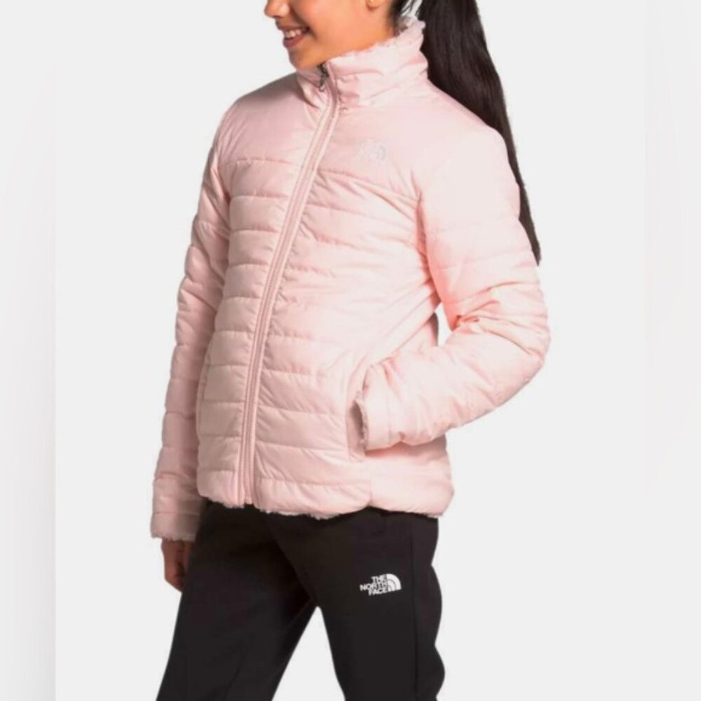 The North Face Girl's Winter Puffer Jacket Baby Pink Size 10/12